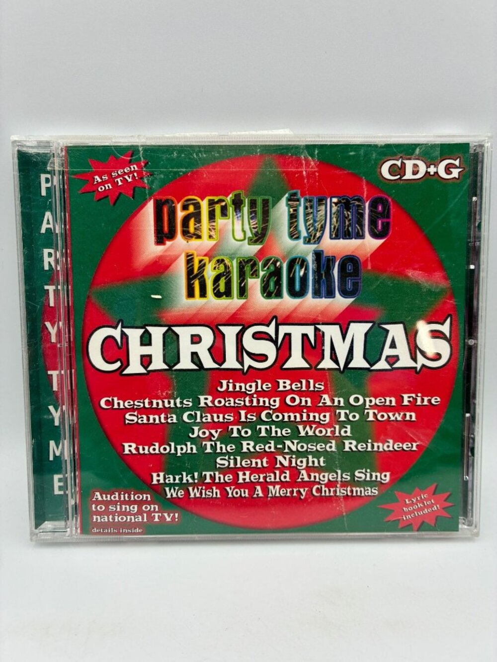 Party Tyme Karaoke Christmas CD+G Sing-Along Album 2002 Holiday Hits Pre-Owned
